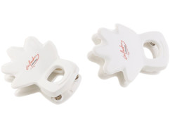 Clips ''Helping Hand'' pour rideaux de douche x2