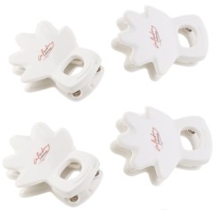 Clips ''Helping Hand'' pour rideaux de douche x4