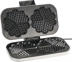 Gaufrier pour 10 gaufres en forme de cœurs