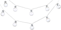 guirlande solaire extérieur forme mini ampoules rétro avec LED lunartec