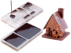 Moule à chocolat - ''Maison de Noël''