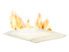 Protection ignifuge pour porte-documents