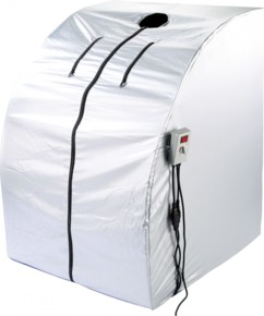 Sauna infrarouge mobile - 1600 W, 2 radiateurs Newgen Medicals