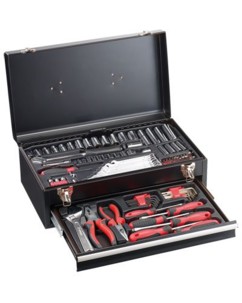 Valise à outils en métal 133 pièces ''WZK-1337.s''