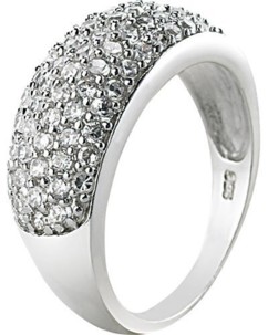 Bague femme en argent avec Zircons taille 52