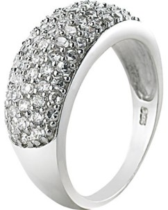 Bague femme en argent avec Zircons taille 57
