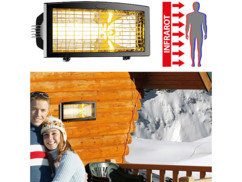 Chauffage radiant infrarouge d'extérieur - 1500 W
