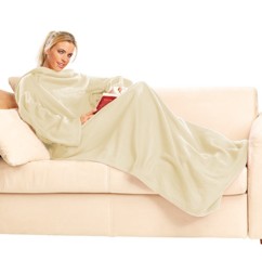 Couverture à manches - Beige
