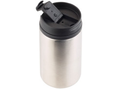 mug isotherme en inox avec clapet refermable pour thé et café capacité 280 ml rosenstein