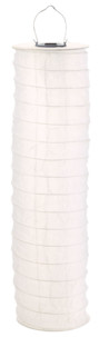 lampion solaire format colonne avec led solaires pour decoration jardin