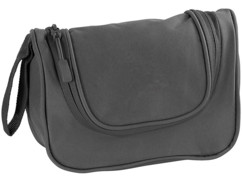 trousse de toilette grand format 3 compartiments vanity case avec crochet de suspension pearl