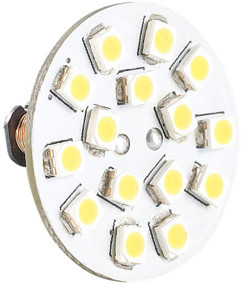 Ampoule 15 LED SMD G4 blanc chaud