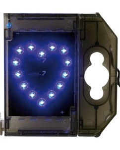 Caractère spécial lumineux à LED - '' Cœur '' bleu