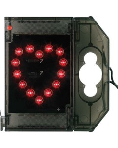 Caractère spécial lumineux à LED - '' Cœur '' rouge
