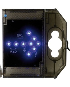 Caractère spécial lumineux à LED - '' Flèche droite '' bleu