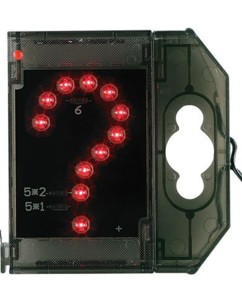 Caractère spécial lumineux à LED - '' ? '' rouge
