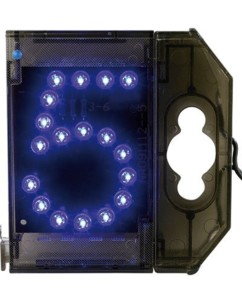 Chiffre lumineux à LED - ''5'' bleu