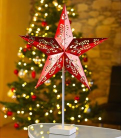 Étoile lumineuse à LED - modèle rouge