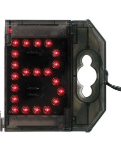 Lettre lumineuse à LED - ''B'' rouge