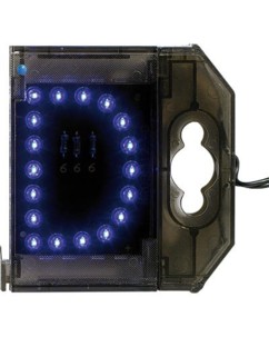 Lettre lumineuse à LED - ''D'' bleu