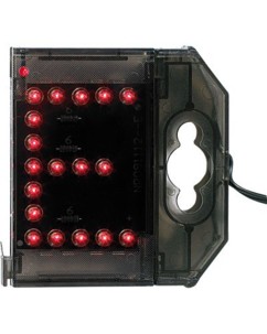 Lettre lumineuse à LED - ''E'' rouge