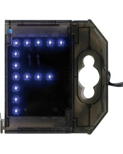 Lettre lumineuse à LED - ''F'' bleu