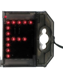 Lettre lumineuse à LED - ''F'' rouge