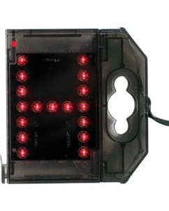 Lettre lumineuse à LED - ''H'' rouge