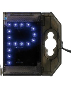 Lettre lumineuse à LED - ''P'' bleu