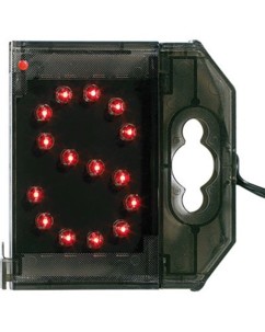 Lettre lumineuse à LED - ''S'' rouge