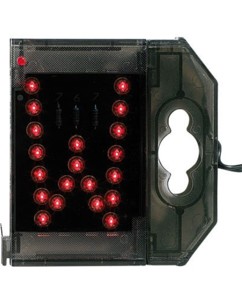 Lettre lumineuse à LED - ''W'' rouge