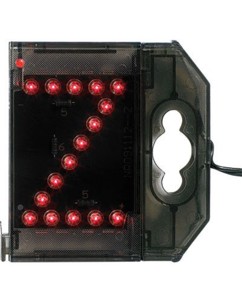 Lettre lumineuse à LED - ''Z'' rouge