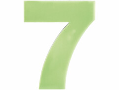 Numéro de maison phosphorescent - ''7''