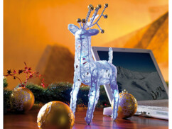 Renne du Père Noël lumineux USB/Pile