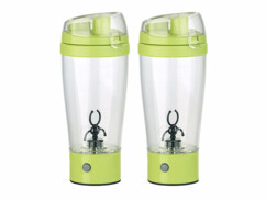 2 gobelets avec mélangeur électrique 450 ml