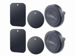 2 supports magnétiques pour smartphone avec fixer sur une grille de ventilation