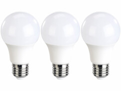 Pack de 3 ampoules LED E27 de la marque Luminea.