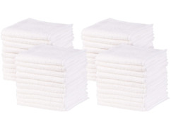 Lot de 40 serviettes démaquillantes en microfibres par Sichler Beauty.