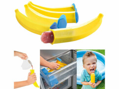 5 moules à glace en silicone "Ice Banana"