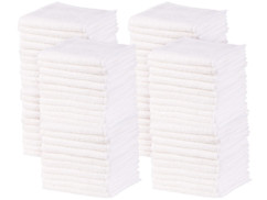 Lot de 80 serviettes démaquillantes en microfibres par Sichler Beauty.