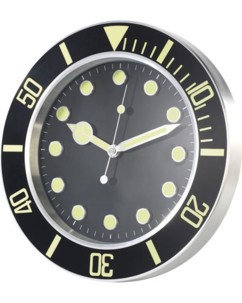 Horloge murale radio pilotée design sport rétro