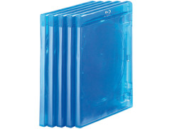 Lot de 10 boîtiers fins transparents pour Blu-ray, pour 2 disques chacun