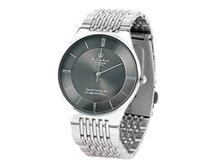 Montre-bracelet pour homme en acier inoxydable, étanche à 3 atm St. Leonhard  Haute précision