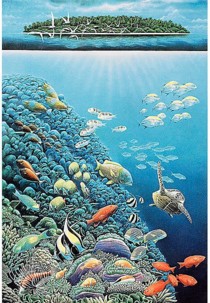 Puzzle phosphorescent ''Monde Sous-Marin'' 500 pièces