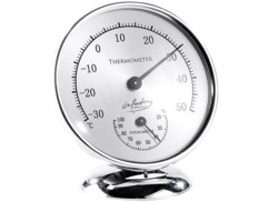 Thermomètre hygromètre analogique - 85 mm Infactory