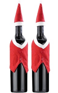 2 Costumes de bouteille ''Père Noël''