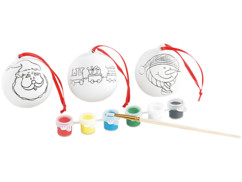 3 Boules de Noël en céramique personnalisables (reconditionné)