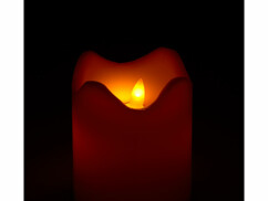Bougie en cire à LED avec flamme vacillante – 12,5 CM