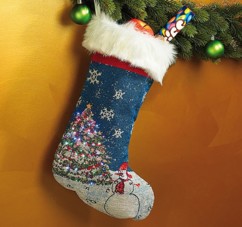 Chaussette de Noël à LED