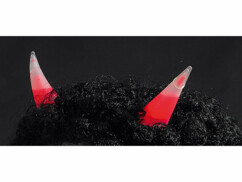 Cornes lumineuses rouges fluorescentes